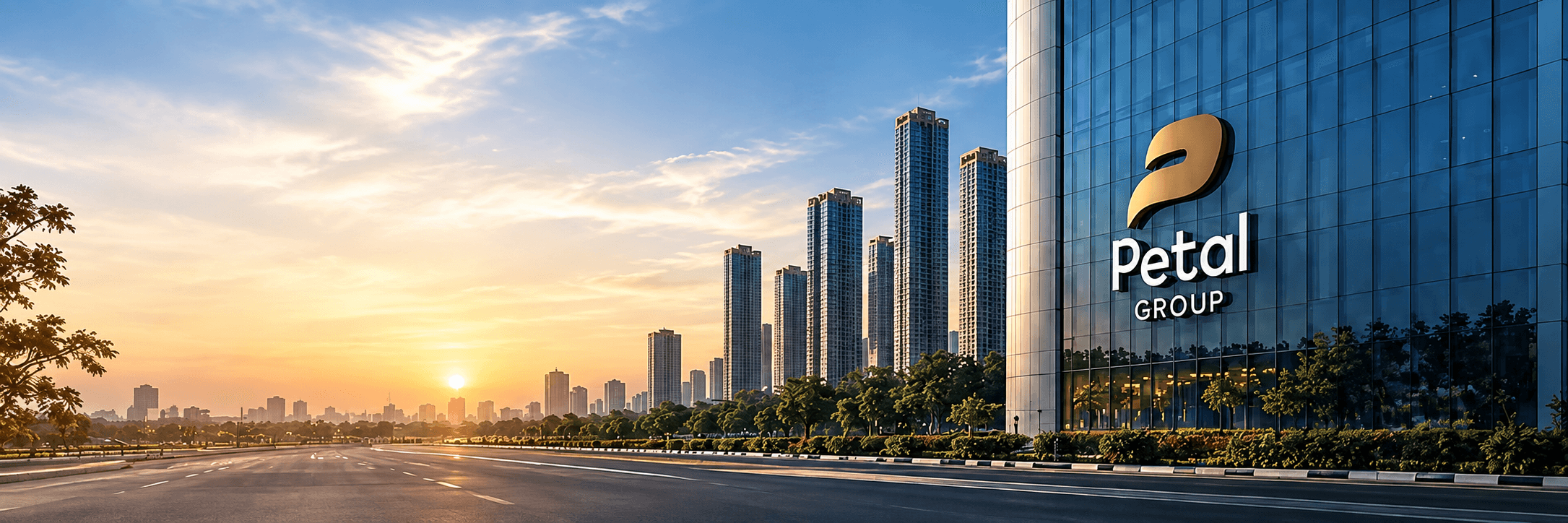 Corporate City Skyline