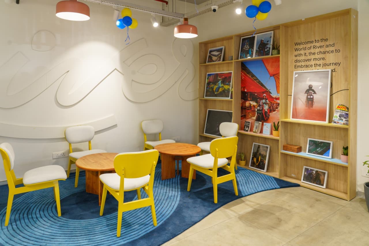 The Rider Lounge and Story Wall